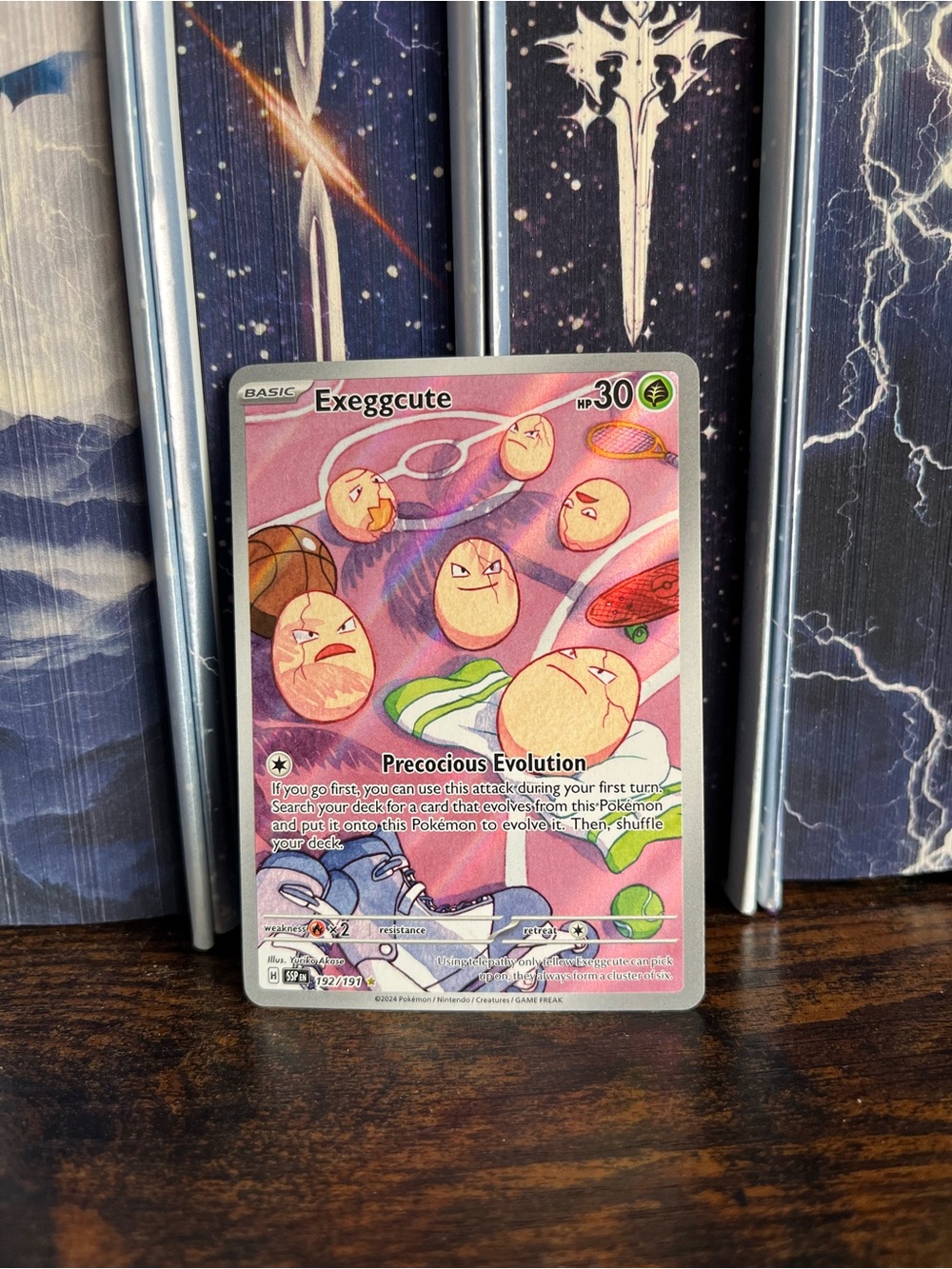 Pokemon Exeggcute Surging Sparks Illustration Rare Card 192/191
